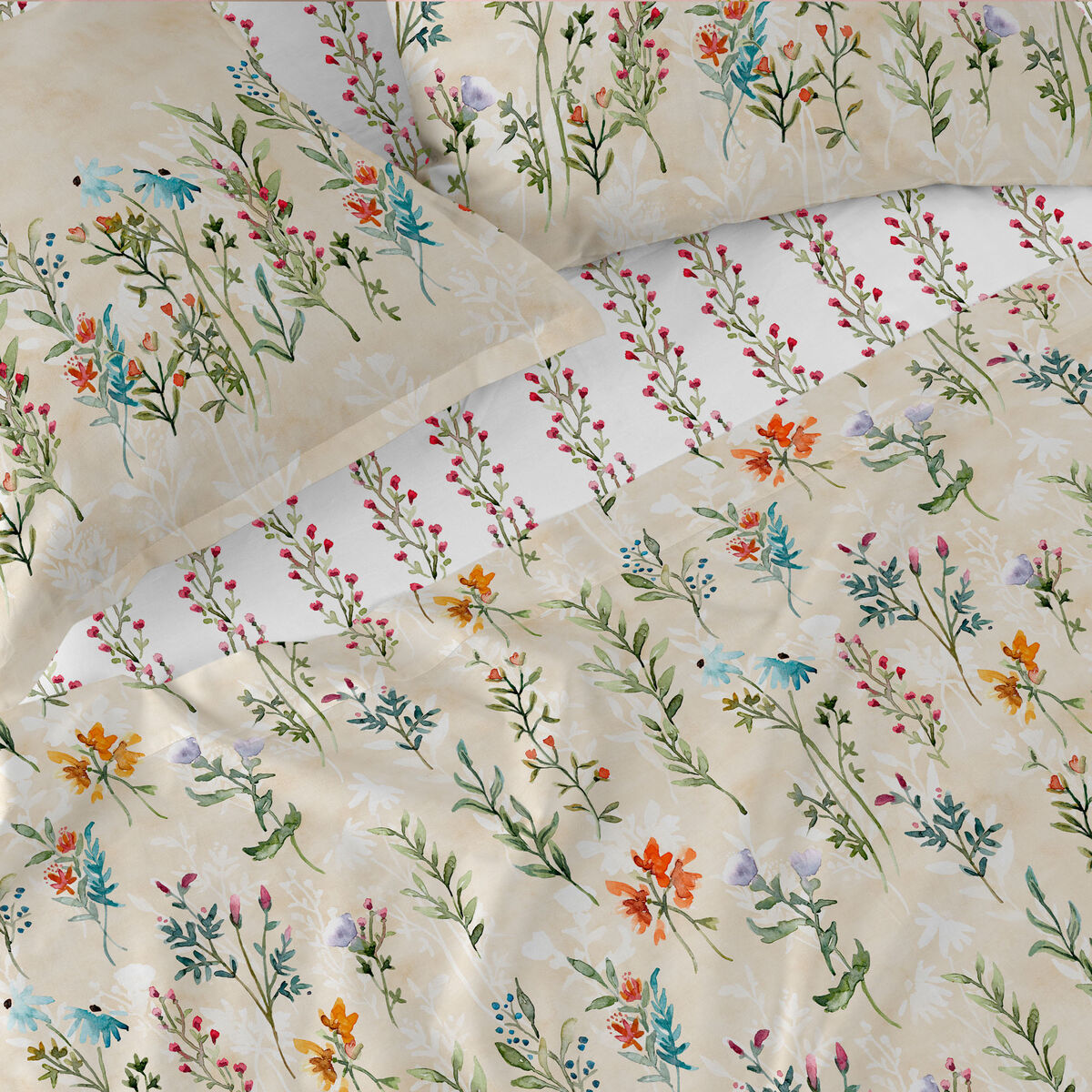 Drap HappyFriday Vernazza Multicouleur 240 x 270 cm